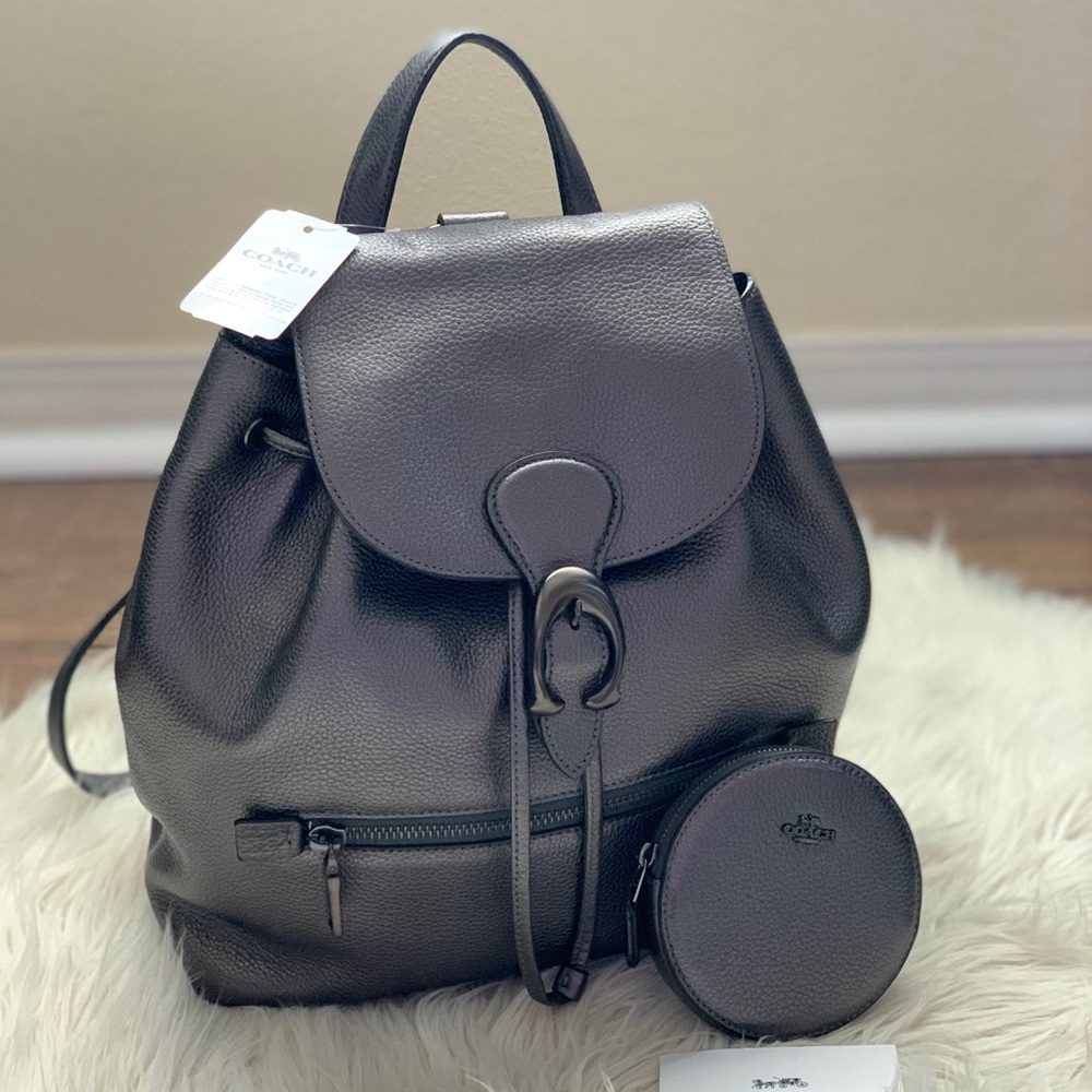 NWT ❤️Coach Evie Backpack with Round Card Case. - Picture 5 of 12